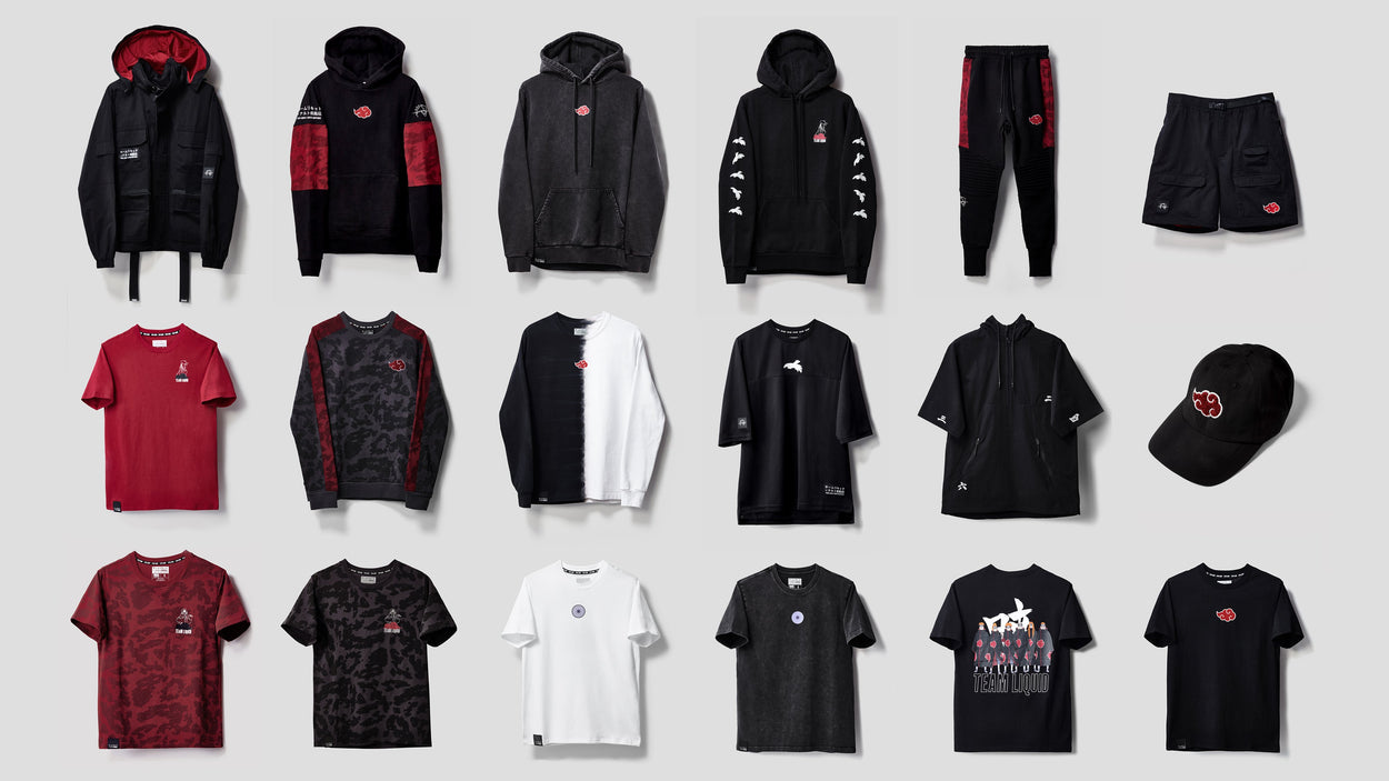 LIQUID x NARUTO - THE AKATSUKI COLLECTION APPAREL OVERVIEW