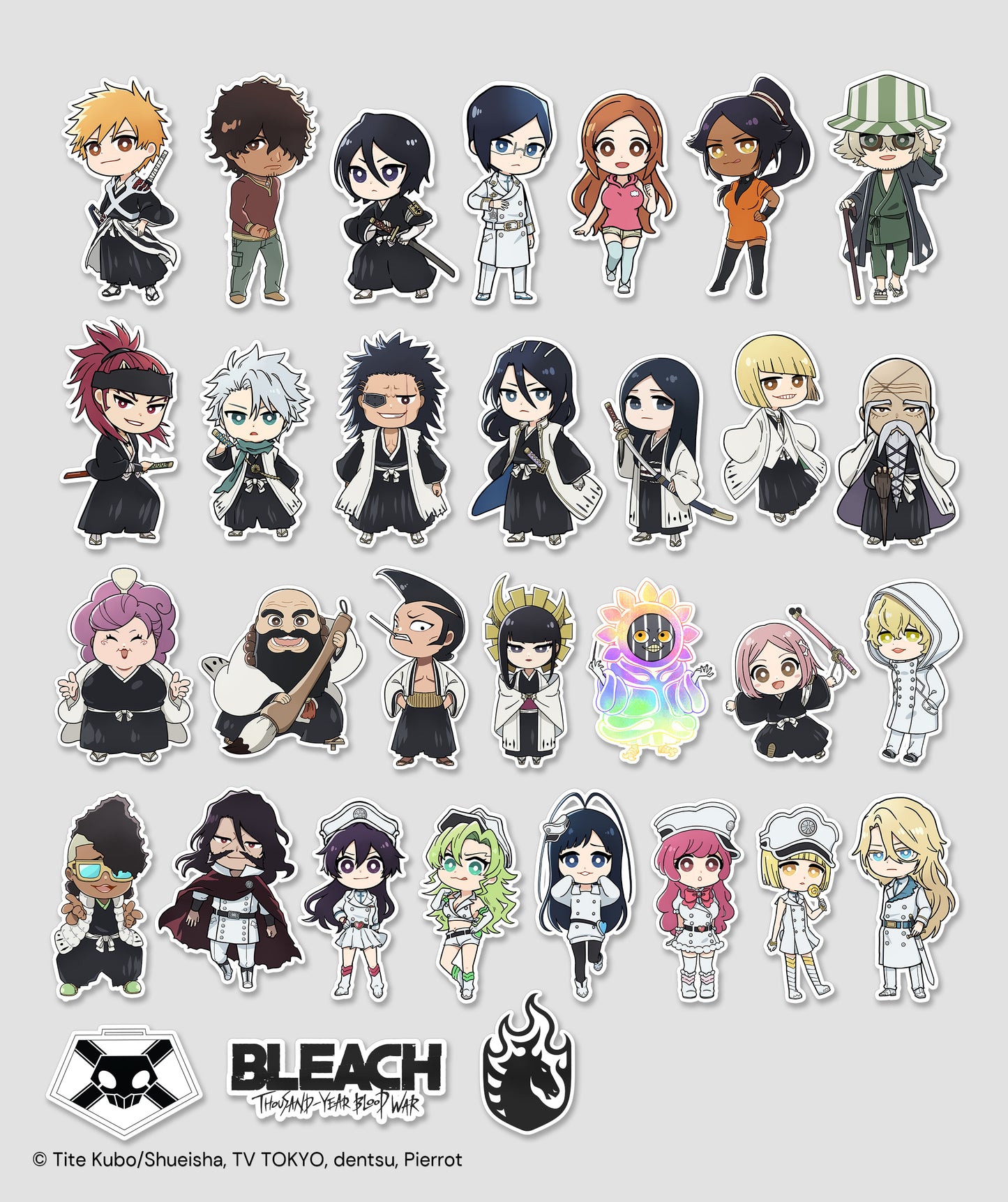BLEACH THOUSAND-YEAR BLOOD WAR STICKER SET