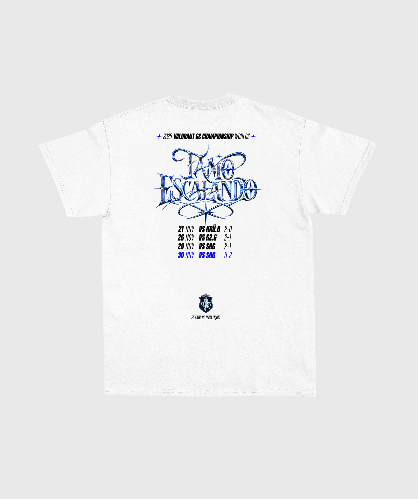 2025 VCT GAME CHANGERS SEOUL - CAMISETA DAS CAMPEÃS