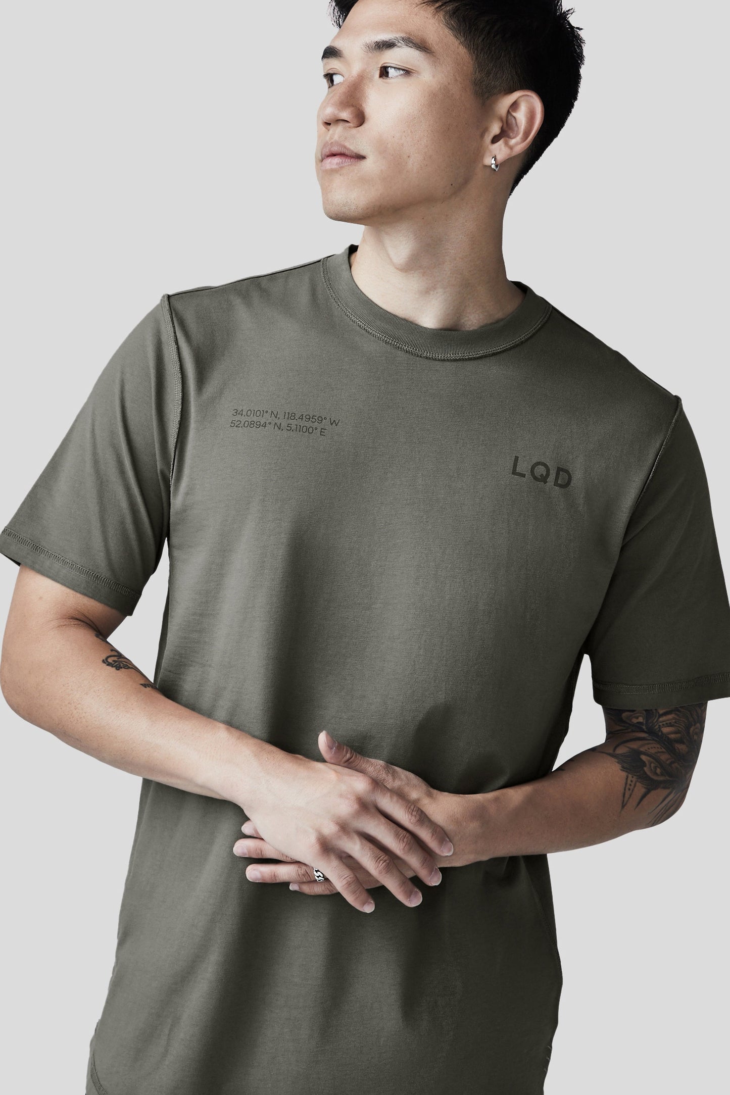 LQD_V4 INSIDE OUT SHORT SLEEVE TEE - CLAY - Team Liquid