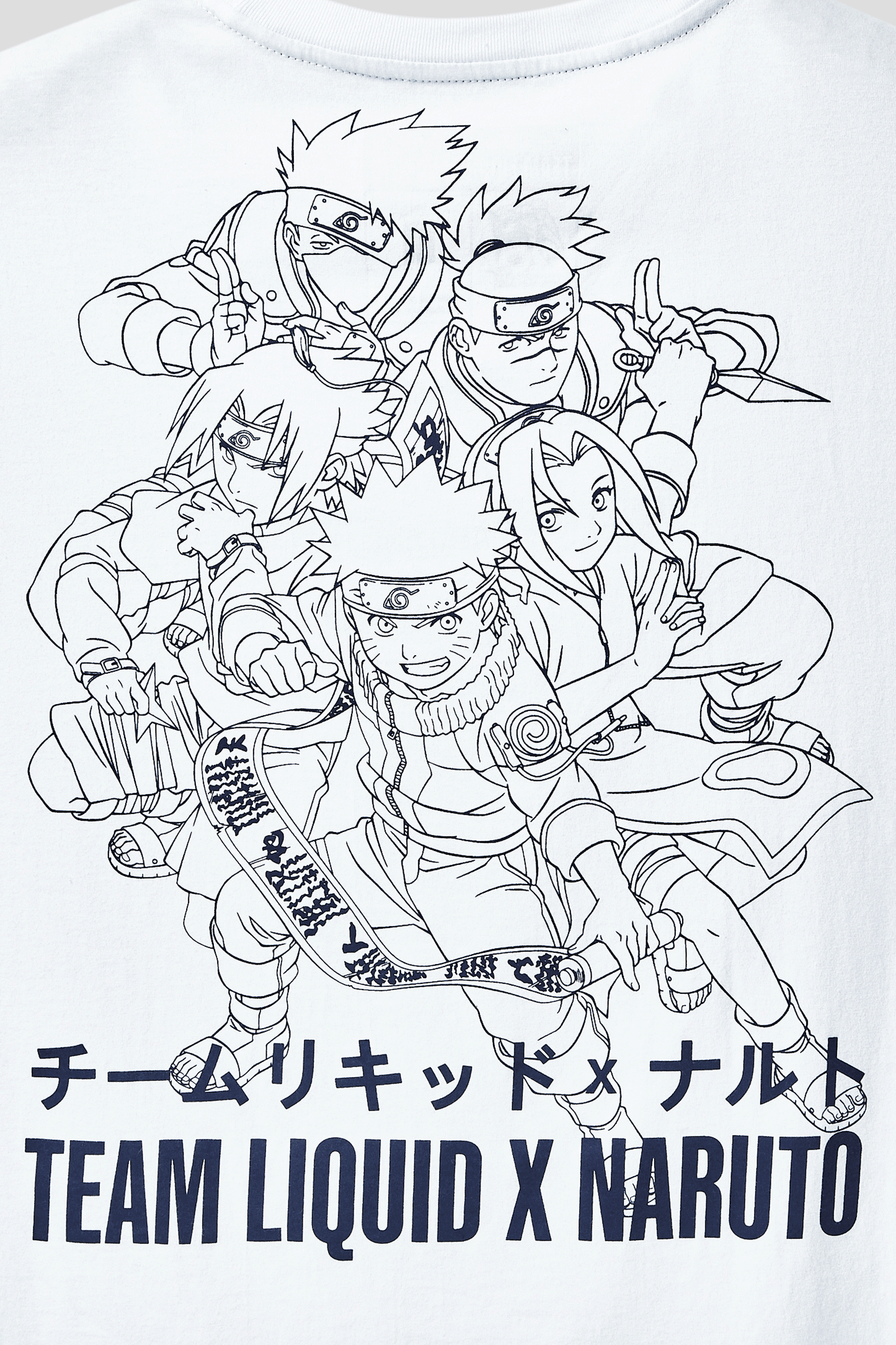 LIQUID X NARUTO 20Y TEAM 7 TEE