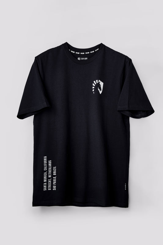 BRAZIL EXCLUSIVE - GEOS SHORT SLEEVE TEE - PRETO