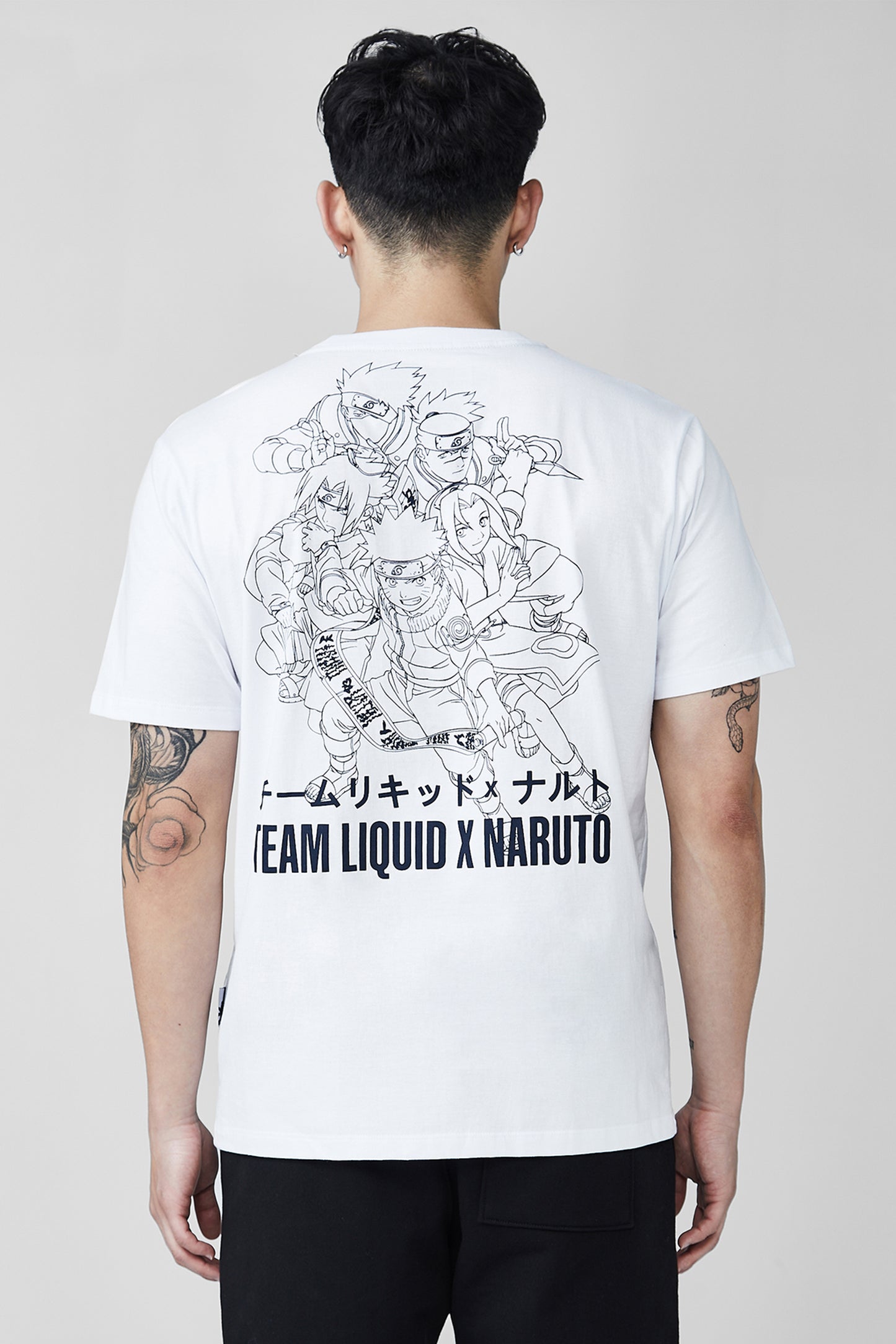 LIQUID X NARUTO 20Y TEAM 7 TEE