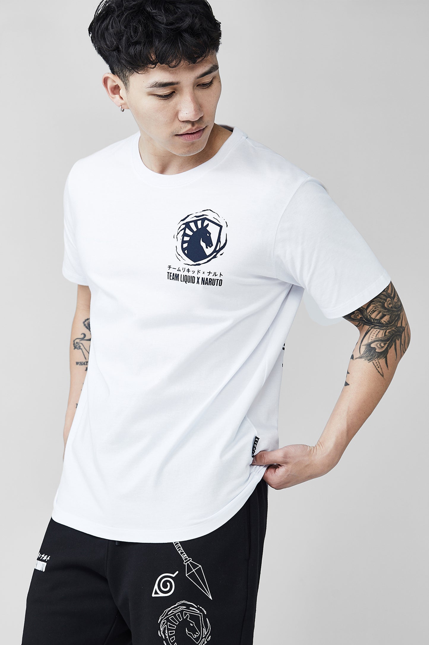 LIQUID X NARUTO 20Y TEAM 7 TEE