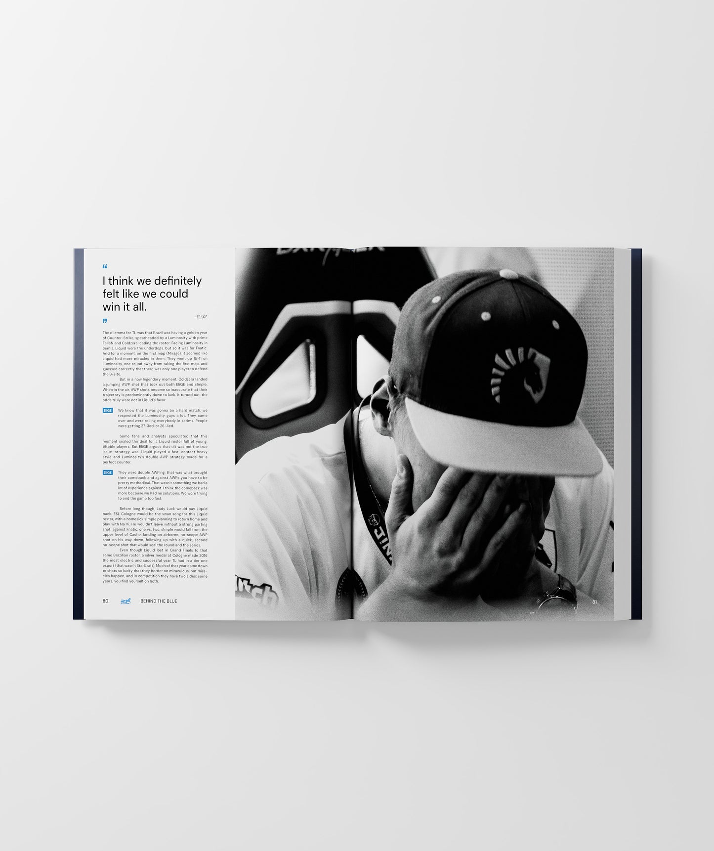 BEHIND THE BLUE: A VISUAL HISTORY OF 25 YEARS OF TEAM LIQUID