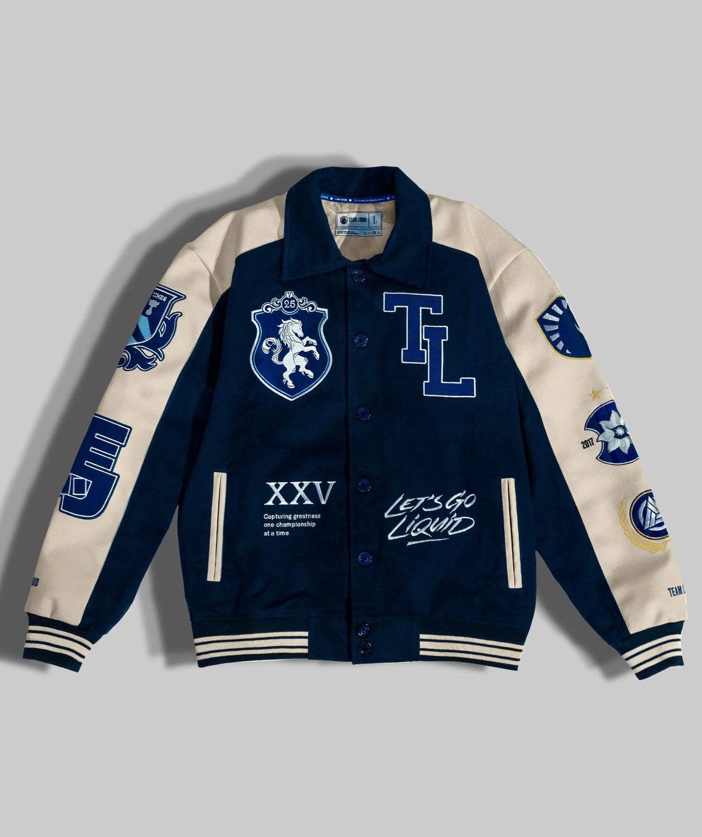 TEAM LIQUID LETTERMAN JACKET
