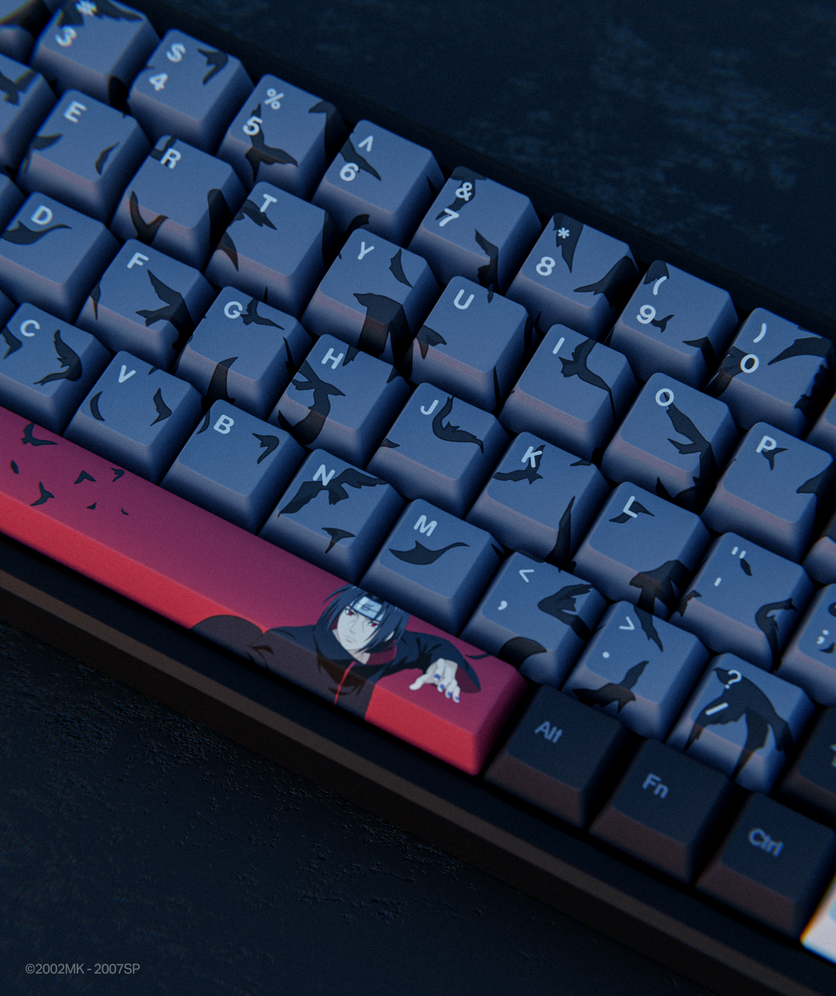 NARUTO ITACHI DARKNESS KEYCAP SET