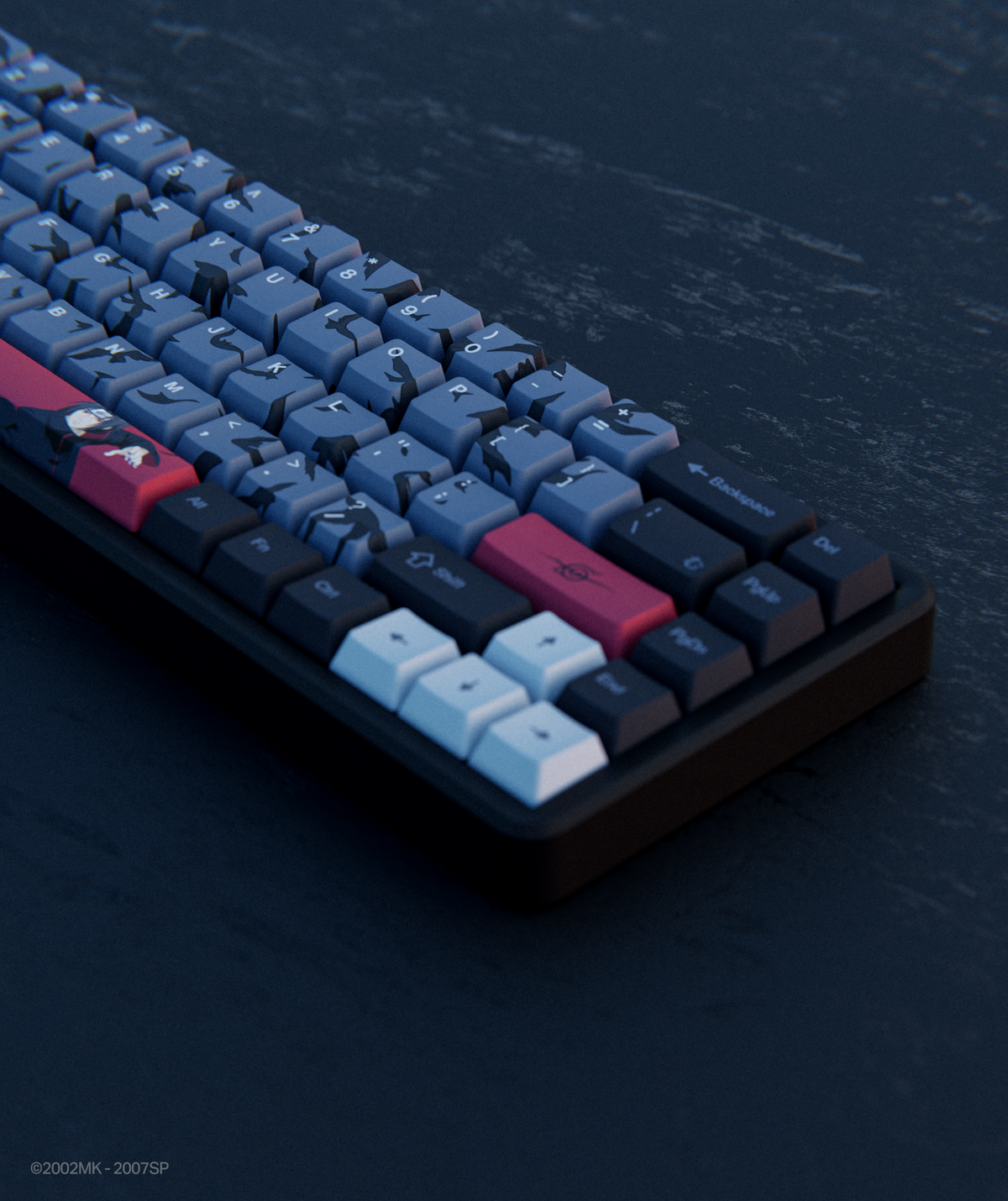 NARUTO ITACHI DARKNESS KEYCAP SET