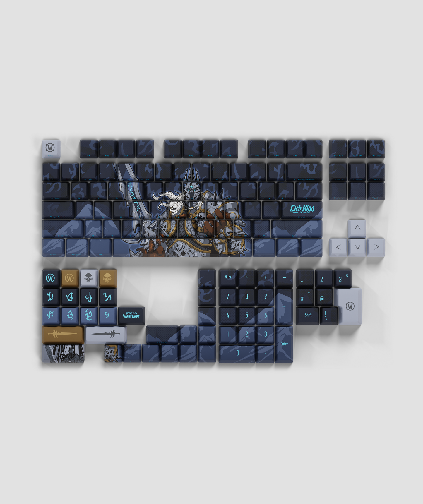 WORLD OF WARCRAFT THE LICH KING KEYCAP SET