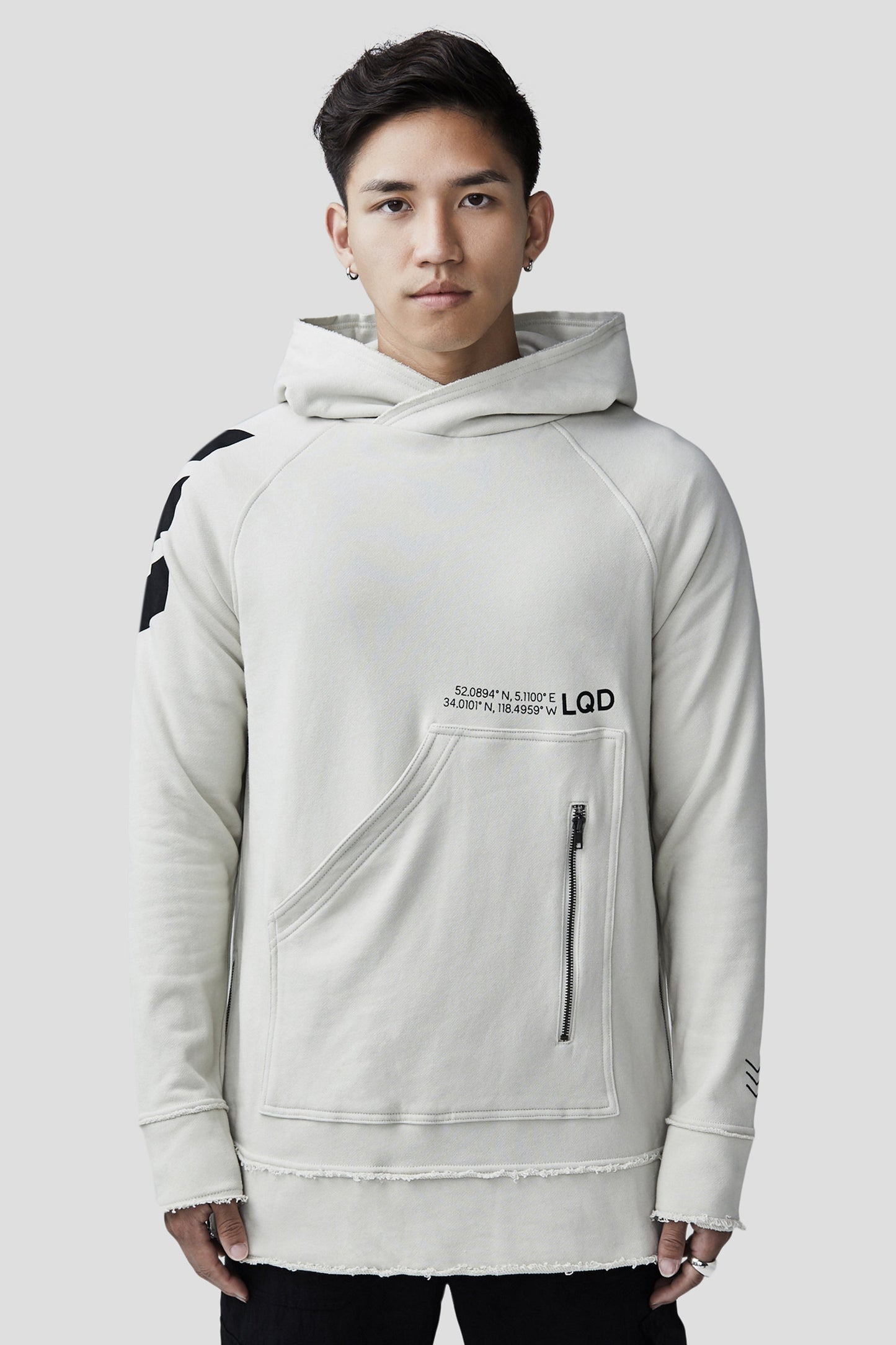 LQD V3 SQUARE POCKET HOODIE - BONE - Team Liquid