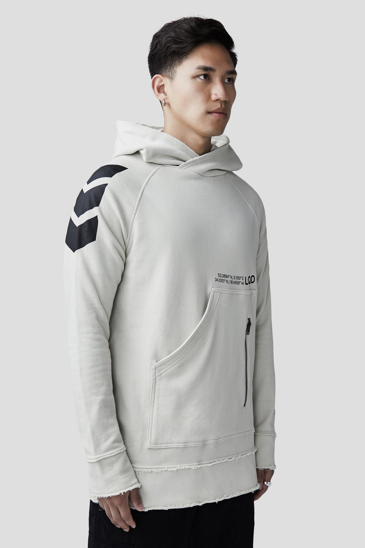 LQD V3 SQUARE POCKET HOODIE - BONE - Team Liquid