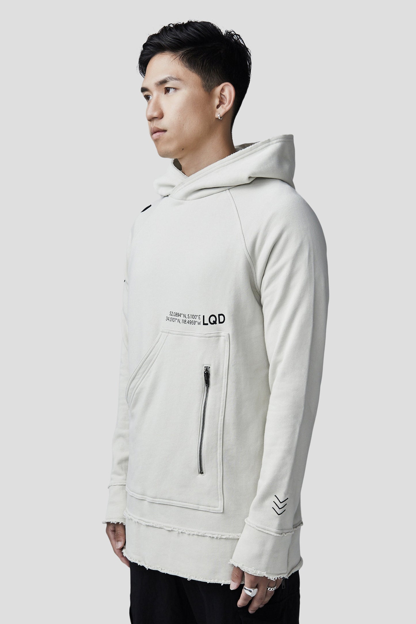 LQD V3 SQUARE POCKET HOODIE - BONE - Team Liquid