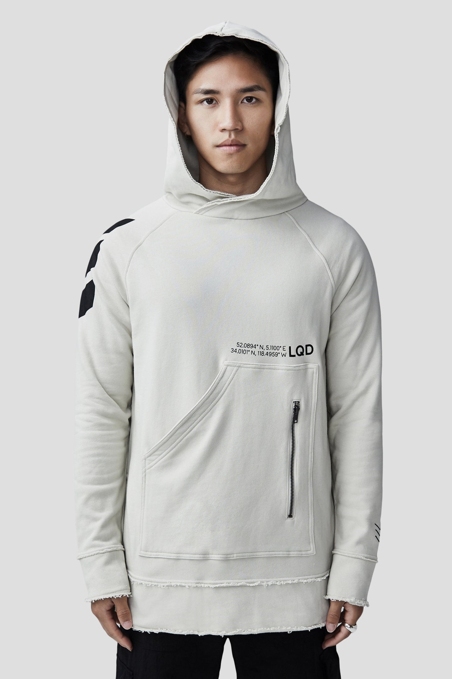 LQD V3 SQUARE POCKET HOODIE - BONE - Team Liquid