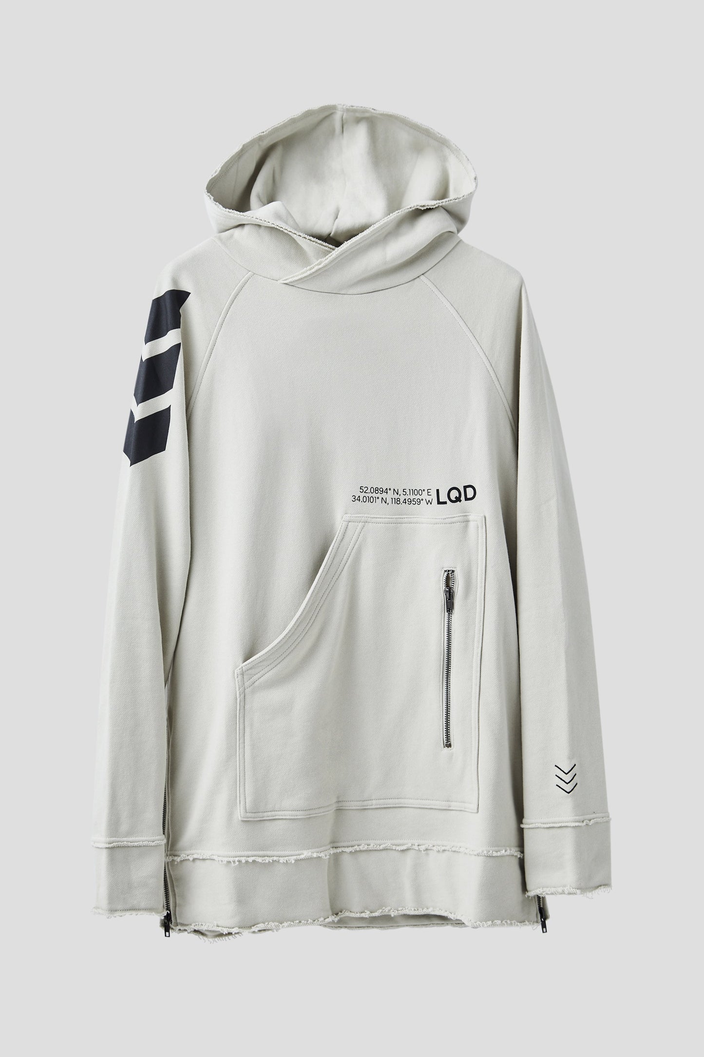 LQD V3 SQUARE POCKET HOODIE - BONE - Team Liquid