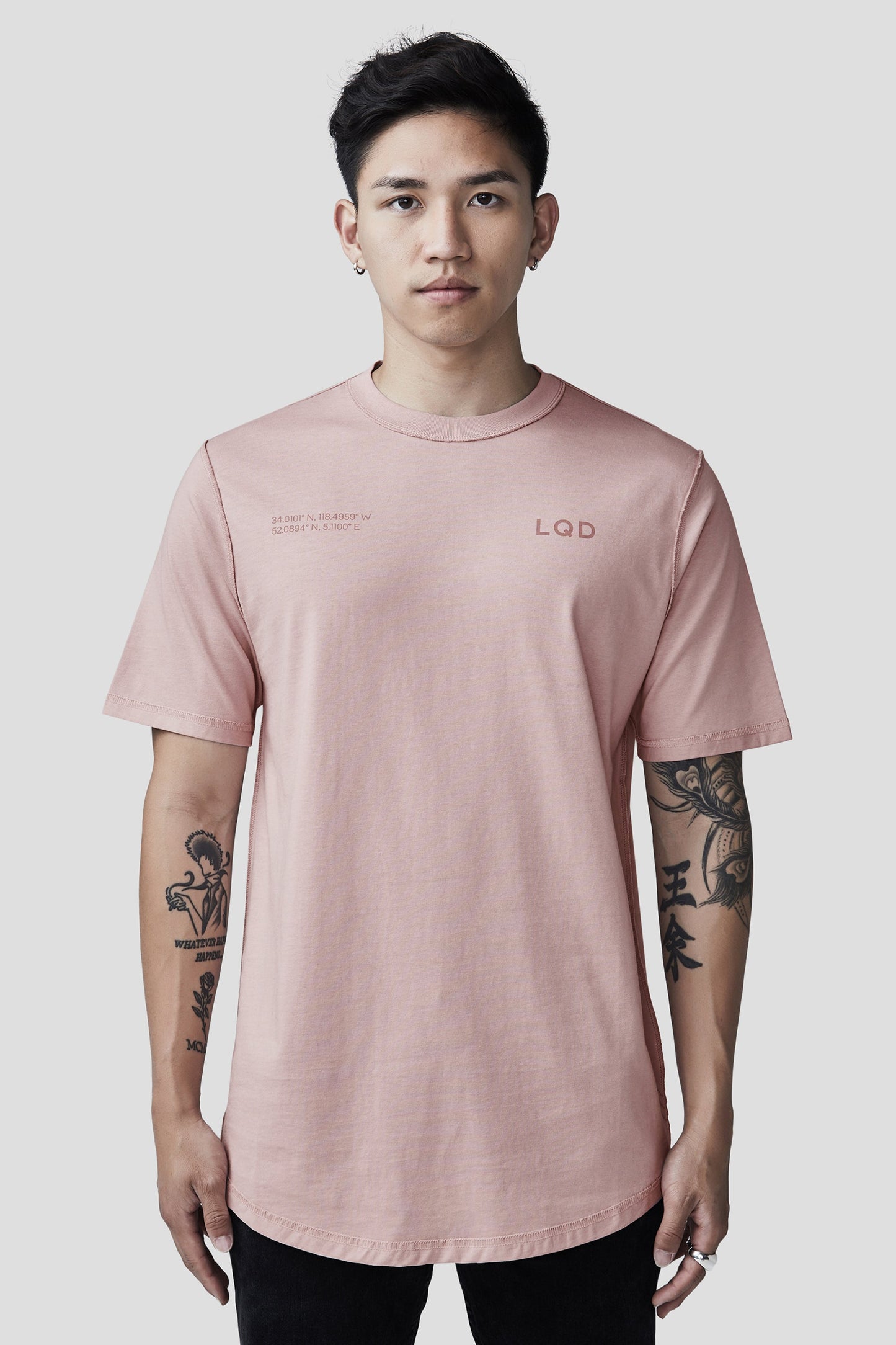 LQD_V4 INSIDE OUT SHORT SLEEVE TEE - MAUVE - Team Liquid