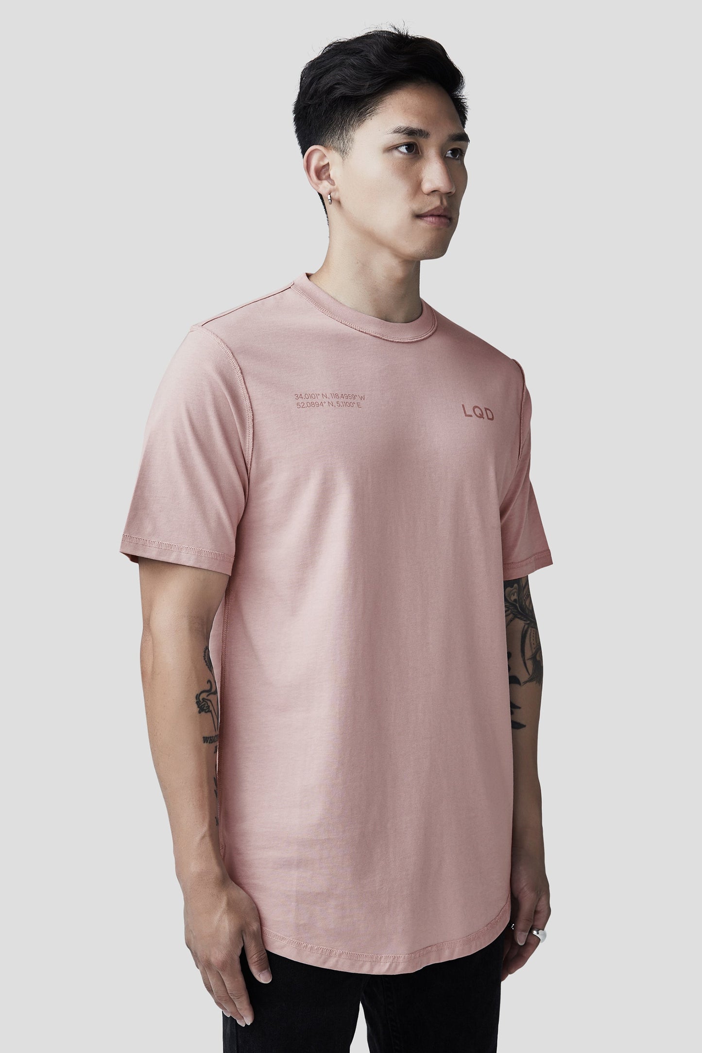 LQD_V4 INSIDE OUT SHORT SLEEVE TEE - MAUVE - Team Liquid