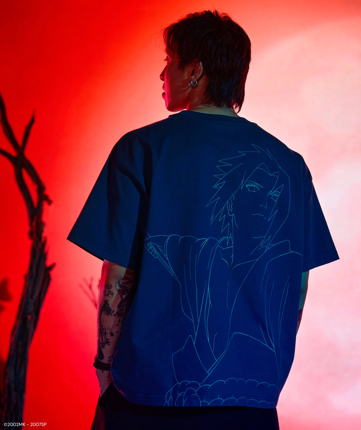 NARUTO SASUKE OVERSIZED TEE