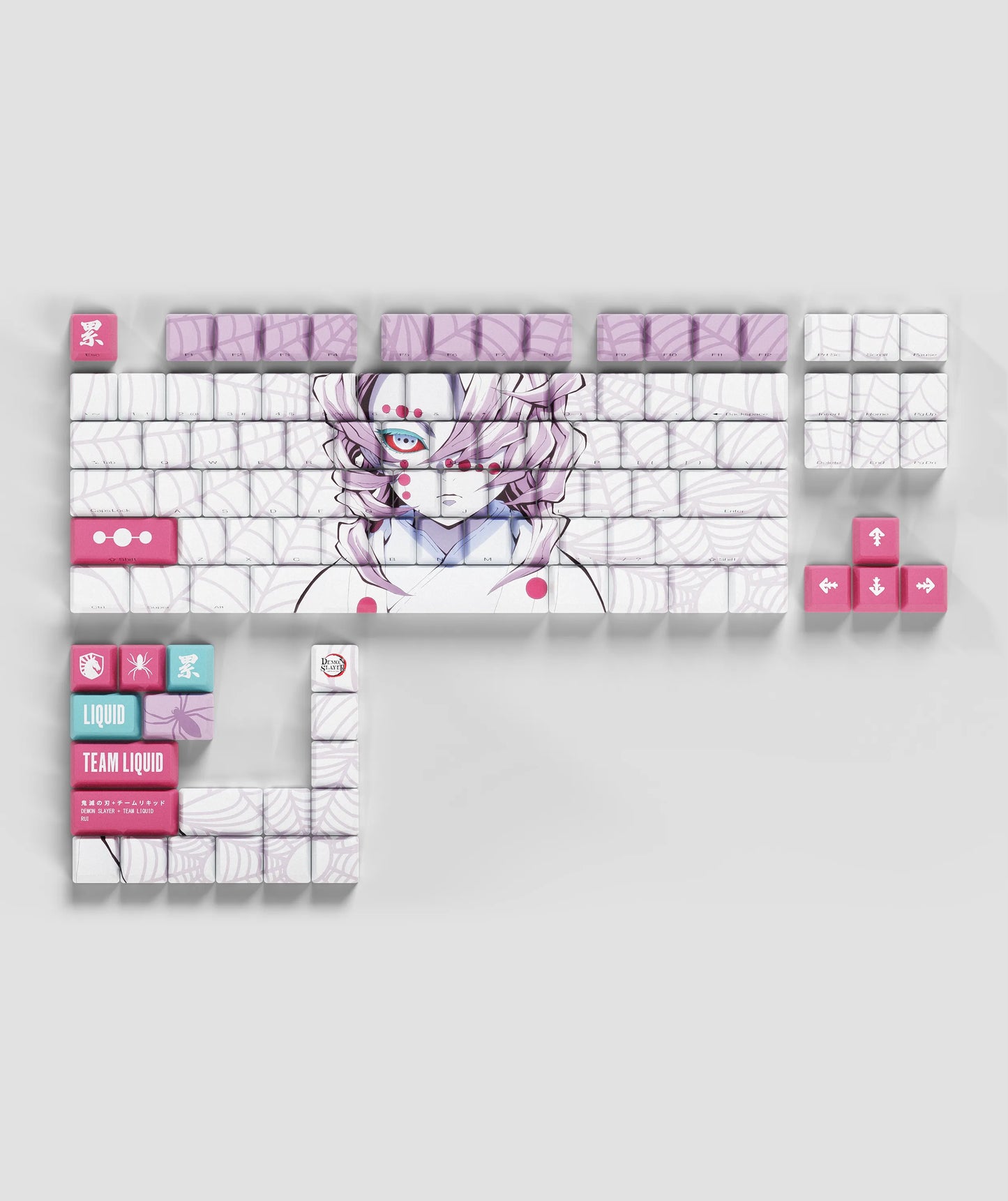 DEMON SLAYER RUI FULL ART KEYCAP SET