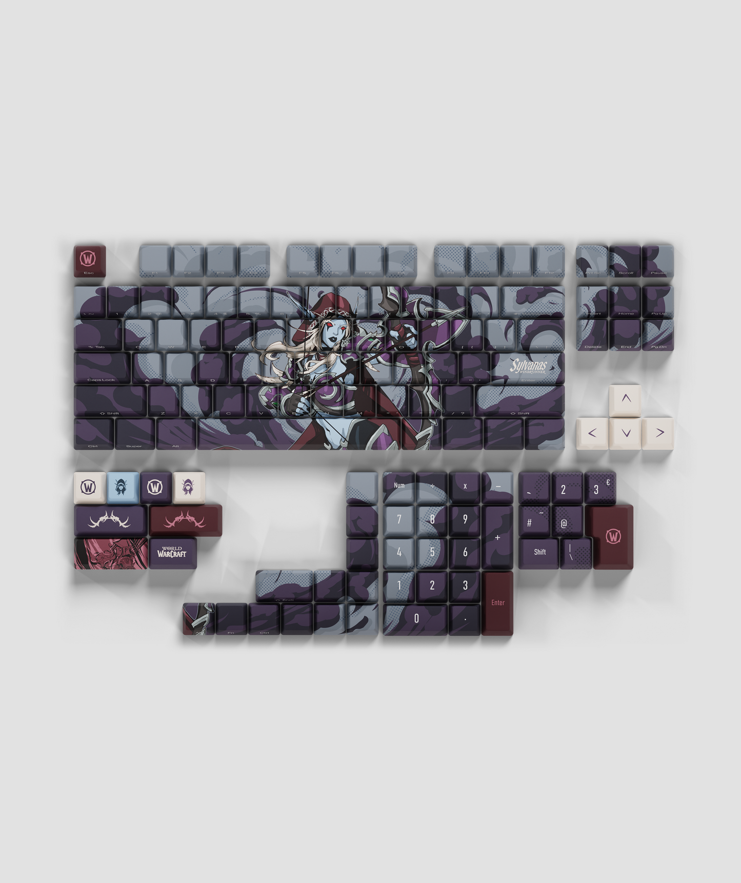 WORLD OF WARCRAFT SYLVANNAS KEYCAP SET