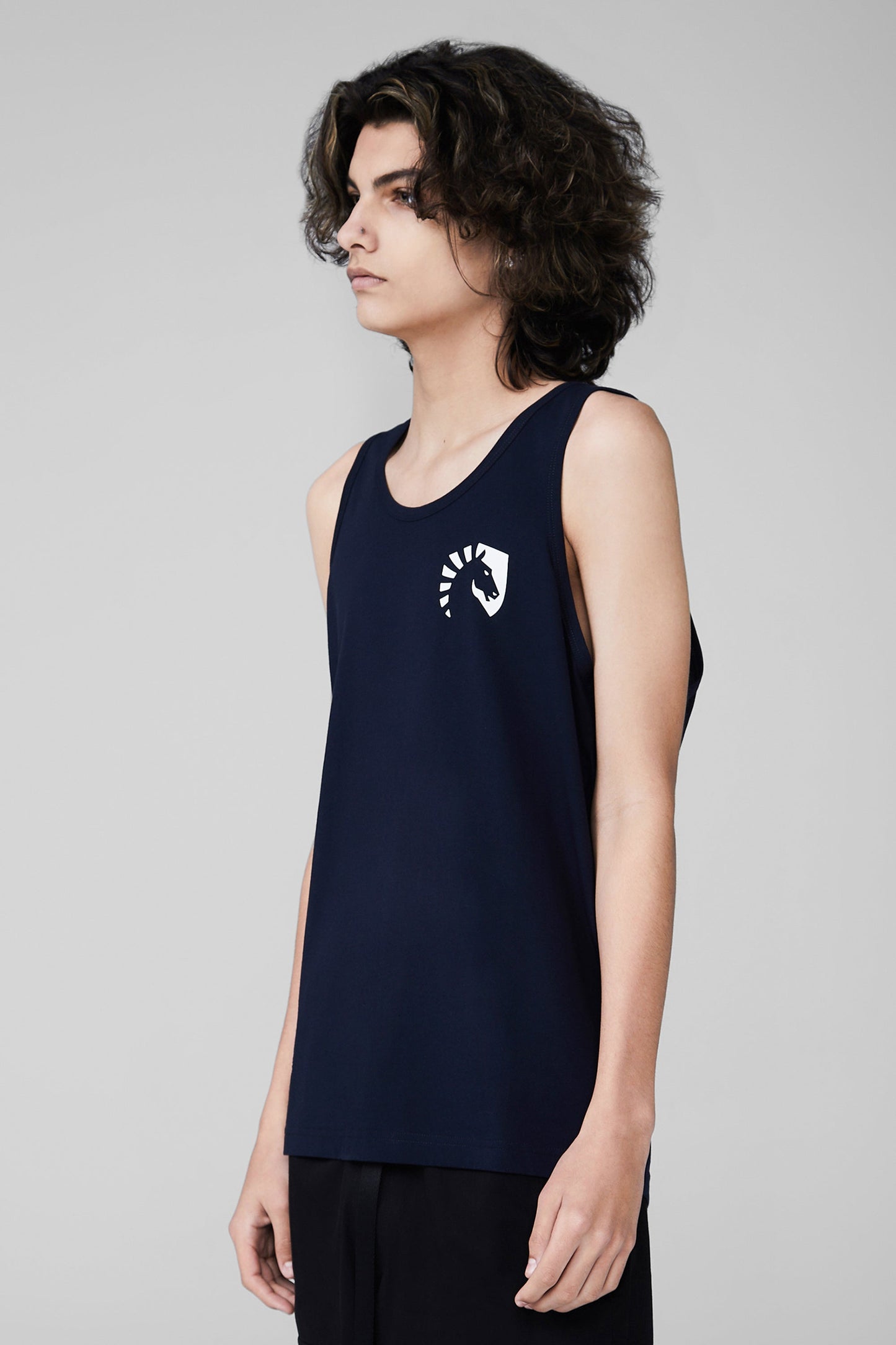 TEAM LIQUID GEOS TANK TOP - AZUL