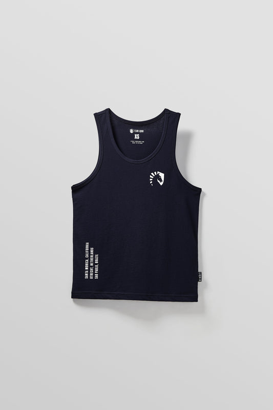 TEAM LIQUID GEOS TANK TOP - AZUL