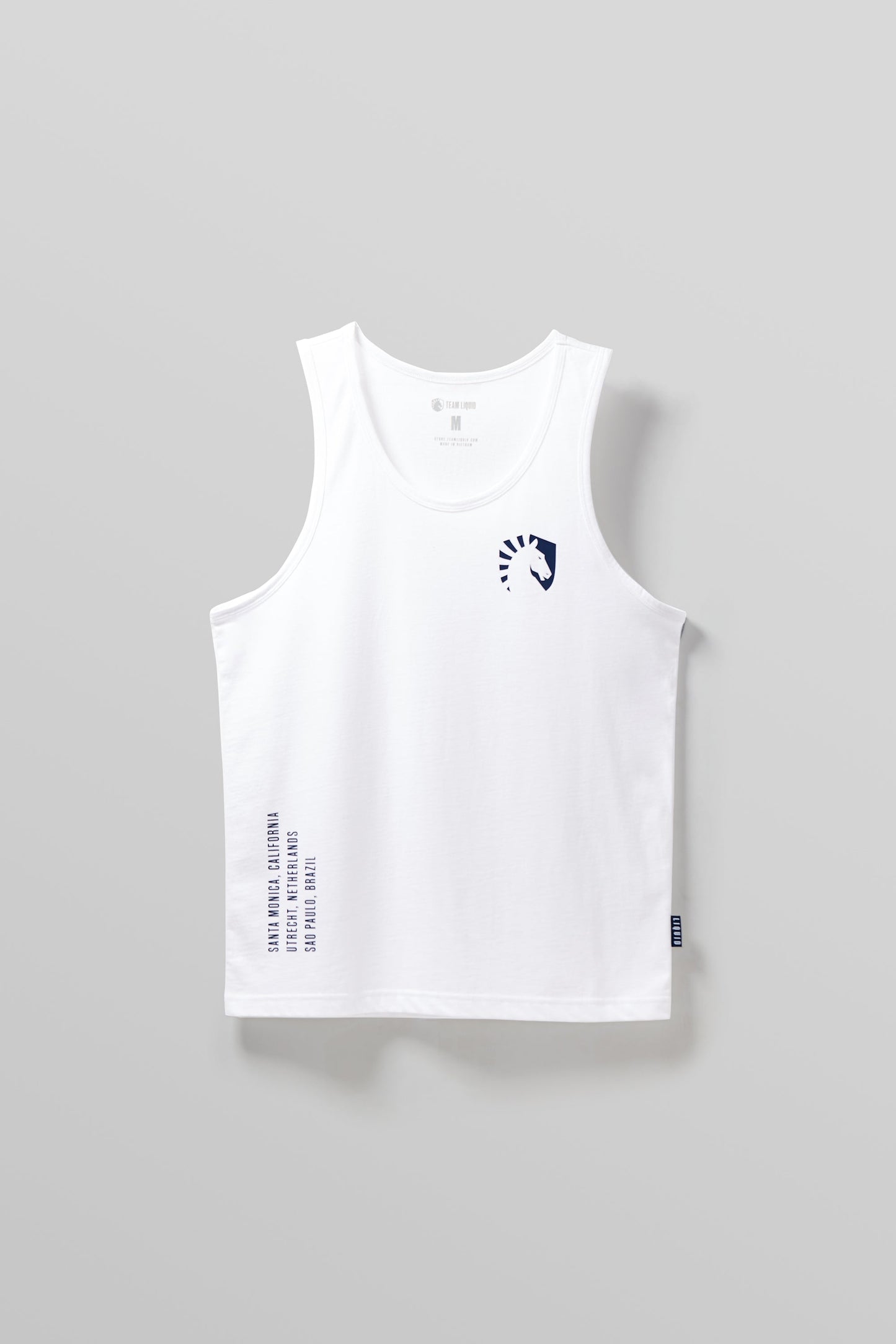 TEAM LIQUID GEOS TANK TOP - BRANCA