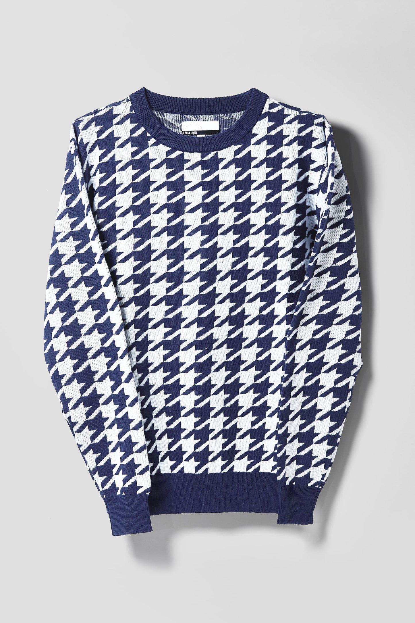 LIQUID HOUNDSTOOTH SWEATER