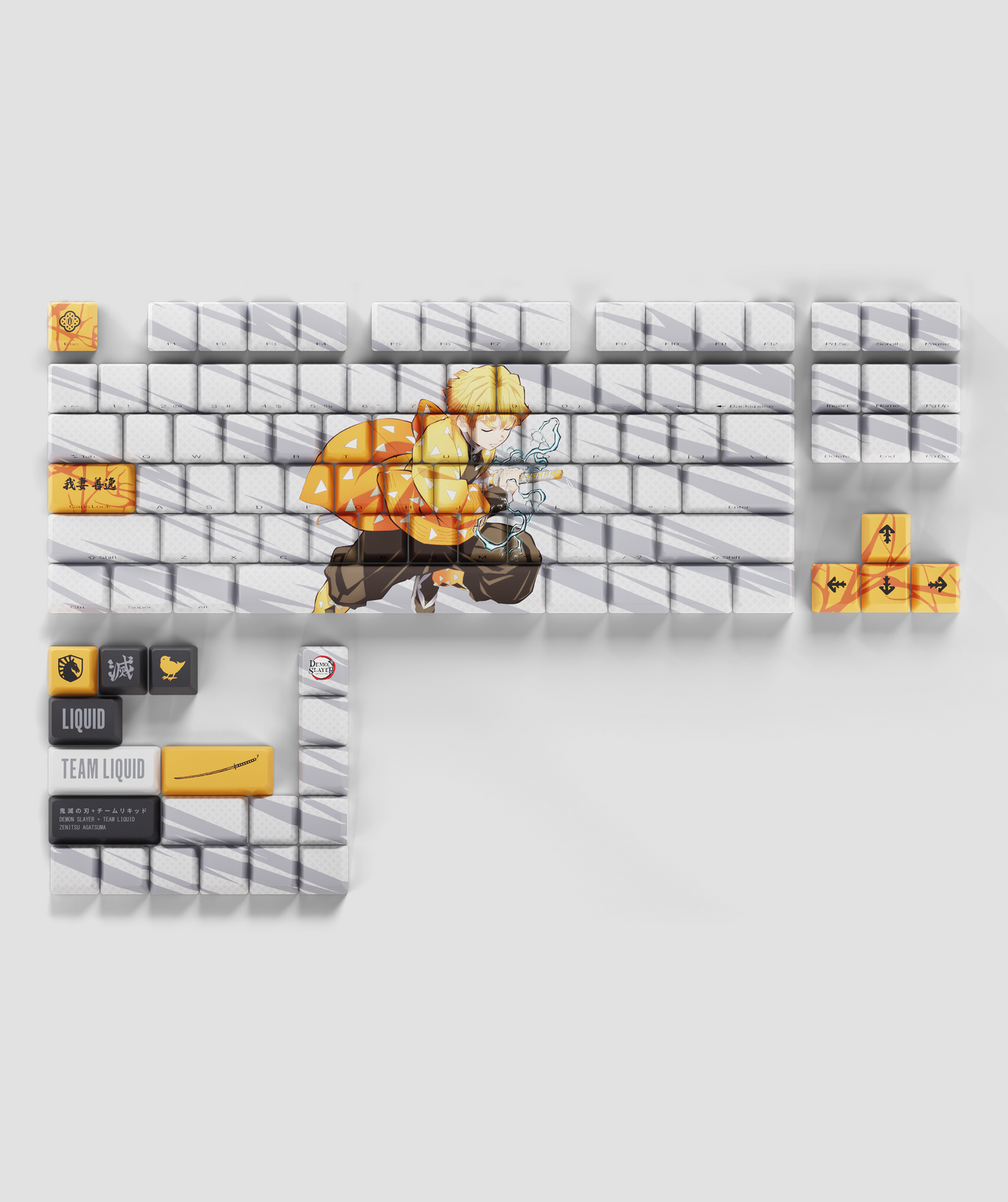 ZENITSU FULL ART KEYCAP SET