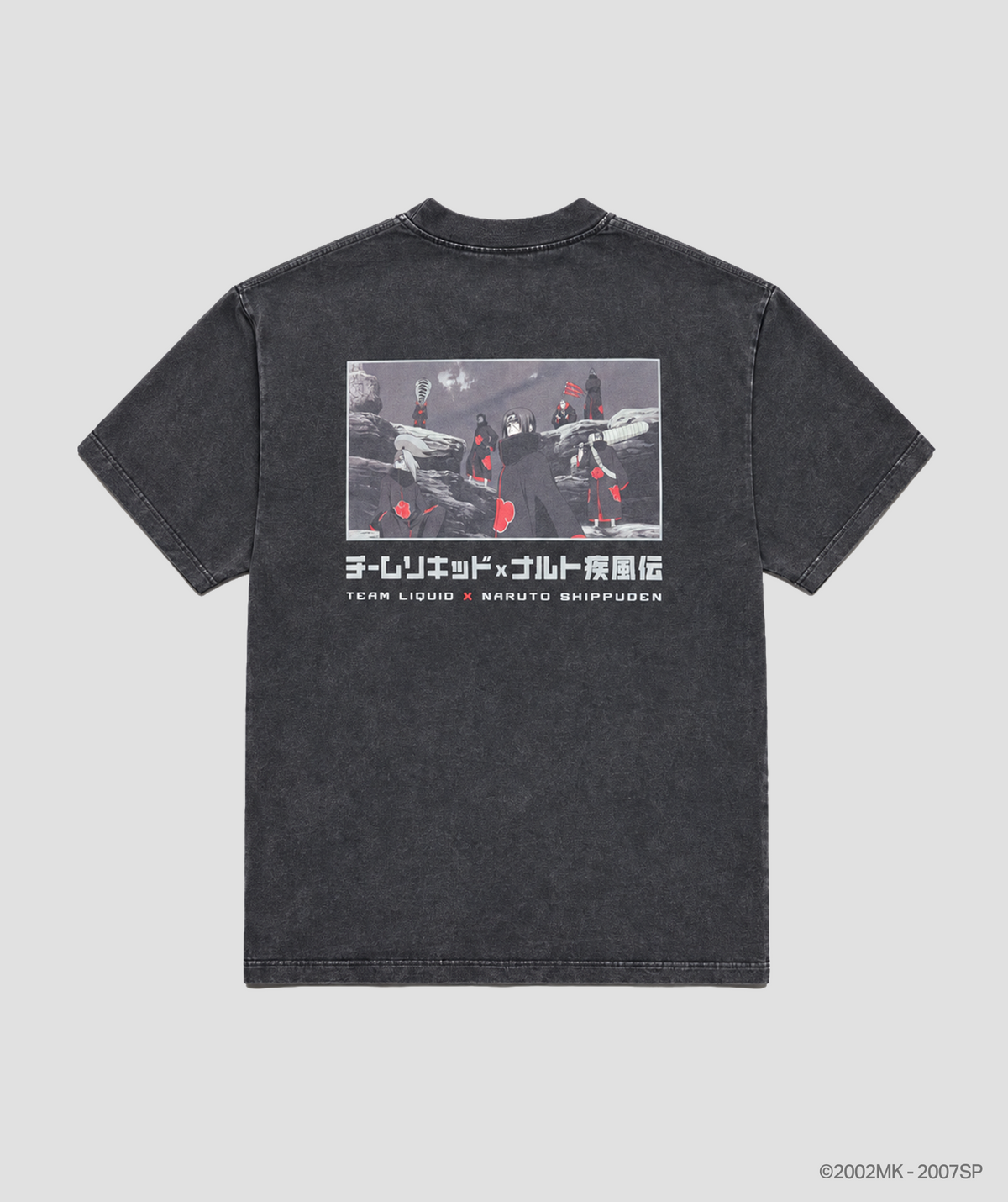 NARUTO AKATSUKI SHARINGAN DOJUTSU OVERSIZED TEE
