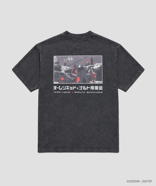 NARUTO AKATSUKI SHARINGAN DOJUTSU OVERSIZED TEE