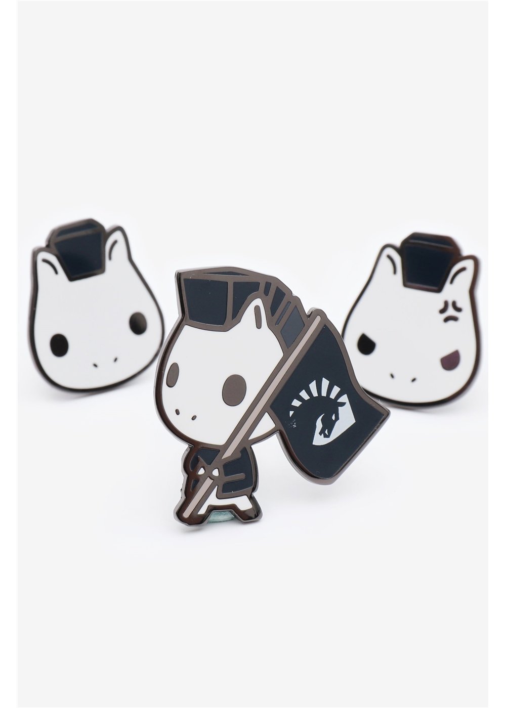 BLUE ENAMEL PIN SET